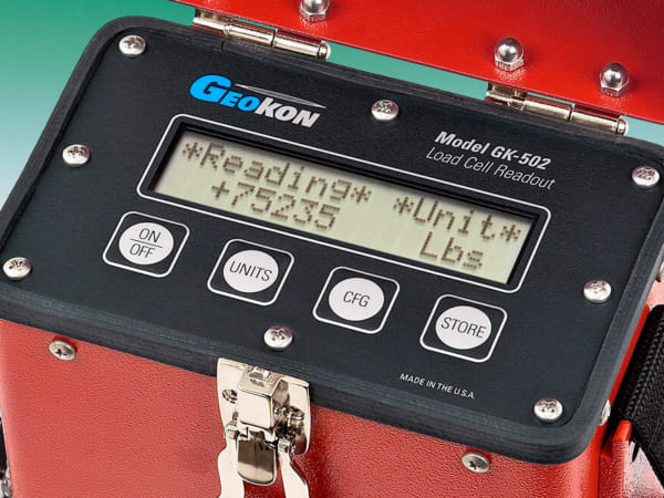 Bộ đọc cảm biến lực/ Load Cell Readout | Model GK-502 – Geokon.USA
